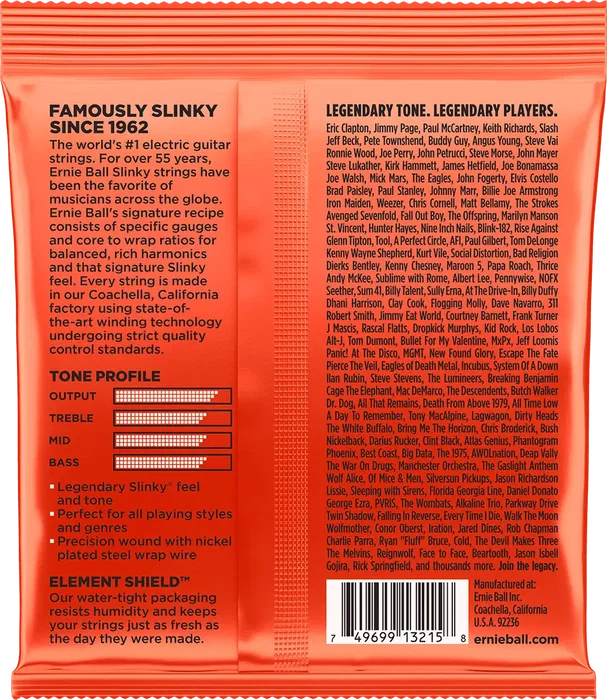Ernie Ball Juego Eléctrica Slinky Top Heavy Bottom 10-52 Tripack (3) Ernie Ball Juego Eléctrica Slinky Top Heavy Bottom 10-52 Tripack (3)