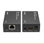 VALUE 14.99.3569 Extensor HDMI over Cat6, Transmisor y Receptor, 60m, 1920x1200 Full HD 1080p, 3D, 60Hz