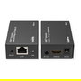 VALUE 14.99.3569 Extensor HDMI over Cat6, Transmisor y Receptor, 60m, 1920x1200 Full HD 1080p, 3D, 60Hz