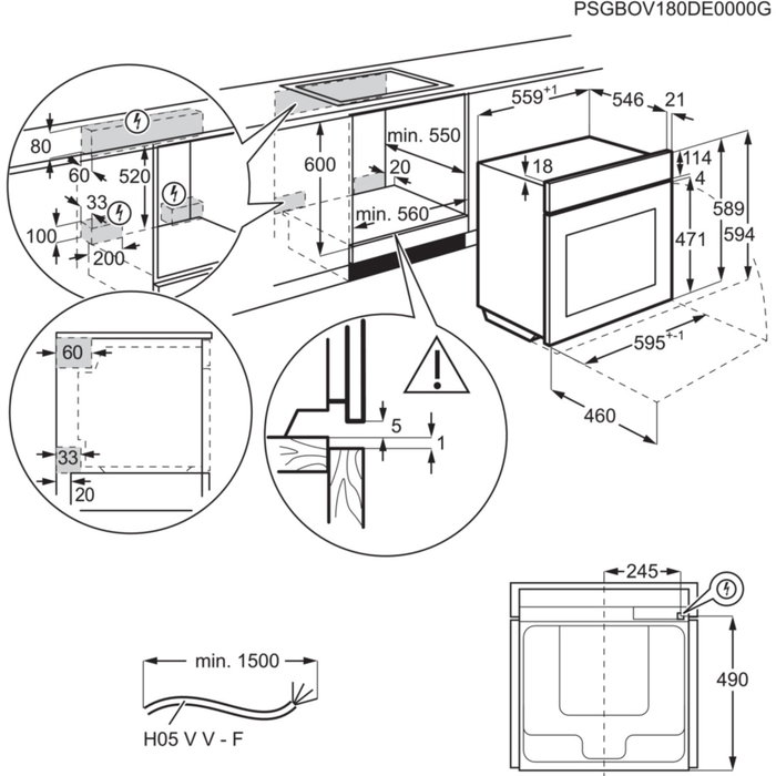 AEG KOMBI425PI Set de Horno y Placa de Inducción Serie 5000 AEG KOMBI425PI Set de Horno y Placa de Inducción Serie 5000