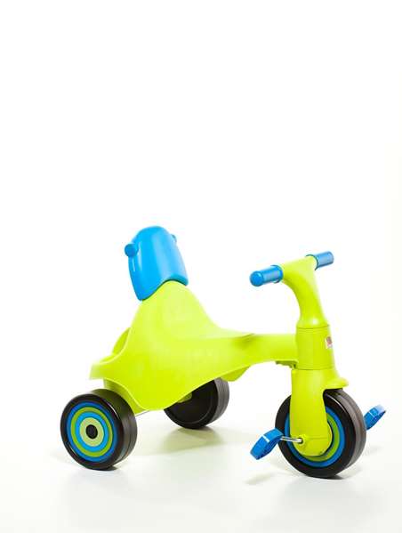 Molto Triciclo Urban Trike City Verde 5 en 1 (89 cm) desde 10 meses hasta 99 años
