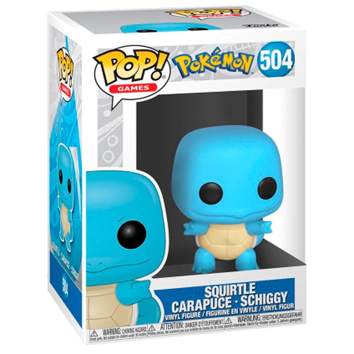 Funko Figura POP Pokemon Squirtle 9cm Vinilo Caja Regalo