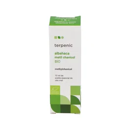 TERPENIC Aceite Esencial de Albahaca Bio 10ml Antiespasmódico Carminativo Tónico Calmante Descongestivo