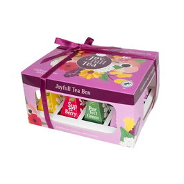 Basics Caja de Té Joyfull Pyramid, 4 Sabores, 12 Bolsas