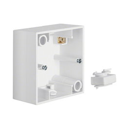 Berker 10418989 Caja Aparato 1 Módulo Blanco de Alta Terminación - 10 Piezas