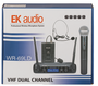 Sistema Inalámbrico de Solapa Ek Vhf Wr69Ll