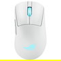 ASUS ROG Keris II Origin Ratón Inalámbrico y con Cable Óptico 42000 DPI Blanco