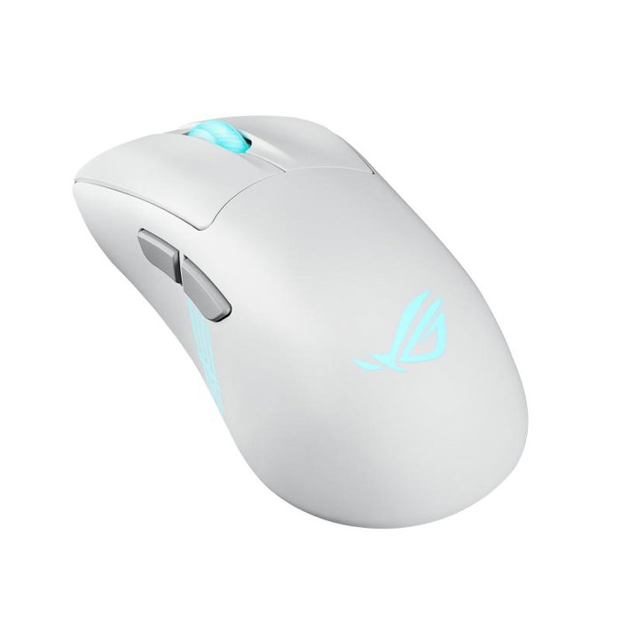 ASUS ROG Keris II Origin - Ratón Gaming Inalámbrico Blanco (90MP04A0-BMUA10)