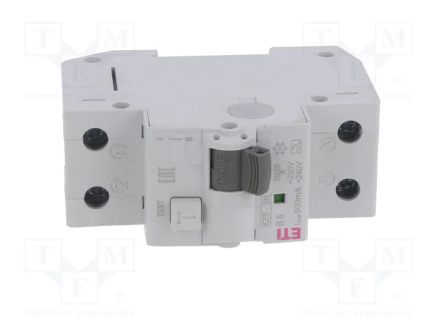 ETI POLAM RCBO KZS-2M A B6/0.5 6A 500mA 2 Polos