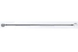 DKD Home Decor Barra Cortina Gris Oscuro Metal Extensible 160-300 cm (4 Unidades)