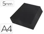 Liderpapel Cartón pluma negro doble cara DIN A4 5 mm