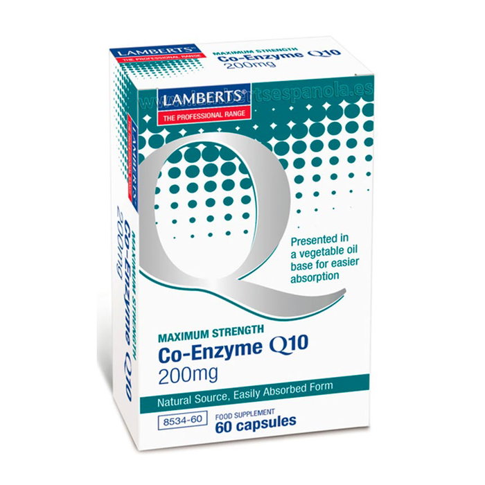 Lamberts Coenzima Q10 200 mg 60 cápsulas Lamberts Coenzima Q10 200 mg 60 cápsulas