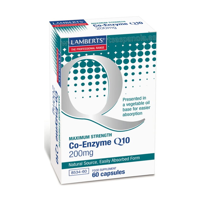 Lamberts Coenzima Q10 200 mg, 60 cápsulas Lamberts Coenzima Q10 200 mg, 60 cápsulas