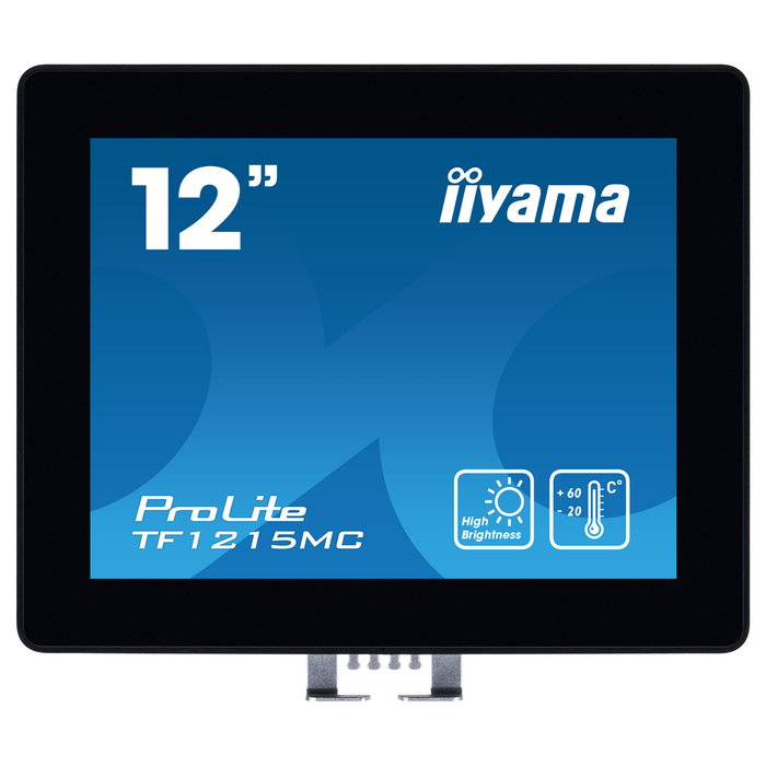Iiyama TF1215MC-B1 31.0cm (12.1") 4:3 M-Touch LCD 1024x768 HDMI+DP+VGA Pantalla Táctil 10 Puntos