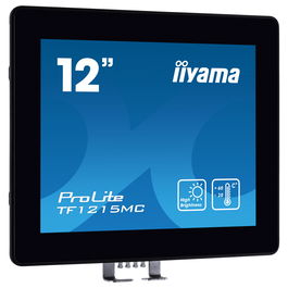 Iiyama TF1215MC-B1 31.0cm (12.1") 4:3 M-Touch LCD 1024x768 HDMI+DP+VGA Pantalla Táctil 10 Puntos
