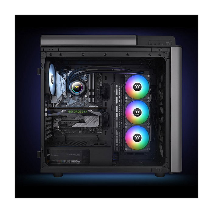 Thermaltake TH420 V2 ARGB Sync Sistema de Refrigeración Líquida All-In-One CPU Cooler 14 cm Negro Thermaltake TH420 V2 ARGB Sync Sistema de Refrigeración Líquida All-In-One CPU Cooler 14 cm Negro