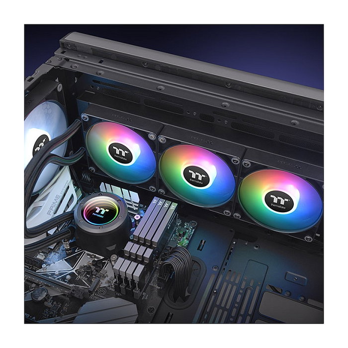 Thermaltake TH420 V2 ARGB Sync Sistema de Refrigeración Líquida All-In-One CPU Cooler 14 cm Negro Thermaltake TH420 V2 ARGB Sync Sistema de Refrigeración Líquida All-In-One CPU Cooler 14 cm Negro