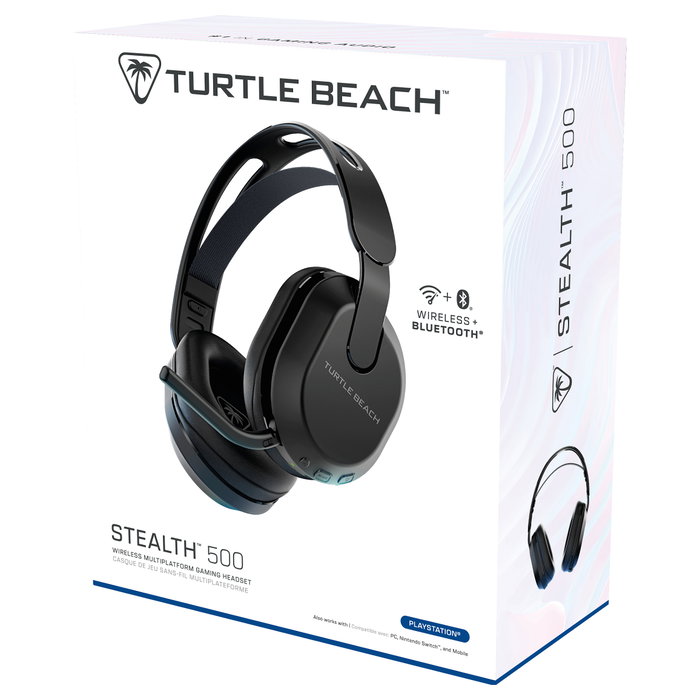 Turtle Beach Stealth 500 Auriculares Inalámbricos Gaming PS5 PS4 PC Negro 40h Batería Bluetooth Turtle Beach Stealth 500 Auriculares Inalámbricos Gaming PS5 PS4 PC Negro 40h Batería Bluetooth