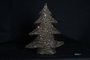 DKD Home Decor Árbol de Navidad 14 x 60 x 46 cm Ratán Marrón Dorado LED