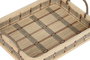DKD Home Decor Bandeja Marron Claro 43 x 9 x 54 cm Set de 3