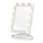 Perfect Beauty Espejo de Maquillaje Eléctrico con 12 Luces LED y Sensor Táctil
