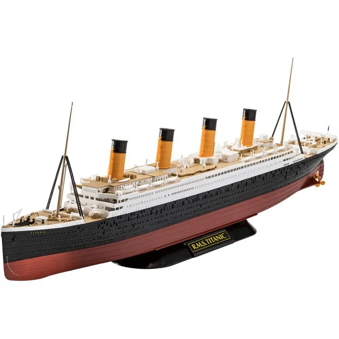 Revell AACFR08476 Maqueta Sistema Click Modelo Plástico para Montar RMS Titanic No Requiere Pegamento Piezas Pre-pintadas
