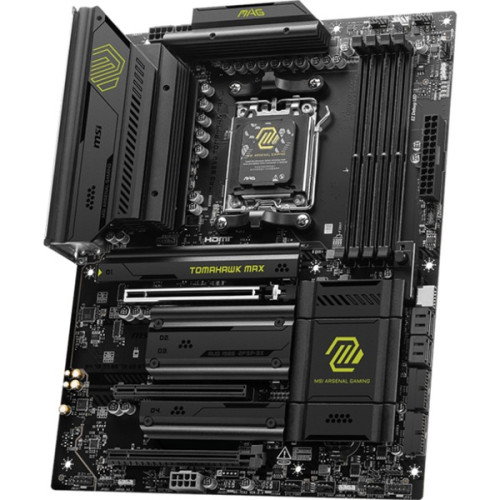 MSI MAG B850 TOMAHAWK MAX WiFi Placa Base, AMD AM5, B850, 4x DDR5, 256GB, Wi-Fi 7, ATX, 911-7E62-002 MSI MAG B850 TOMAHAWK MAX WiFi Placa Base, AMD AM5, B850, 4x DDR5, 256GB, Wi-Fi 7, ATX, 911-7E62-002