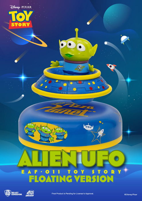 Toy Story Estatua Egg Attack Alien UFO Floating Ver. 6 cm