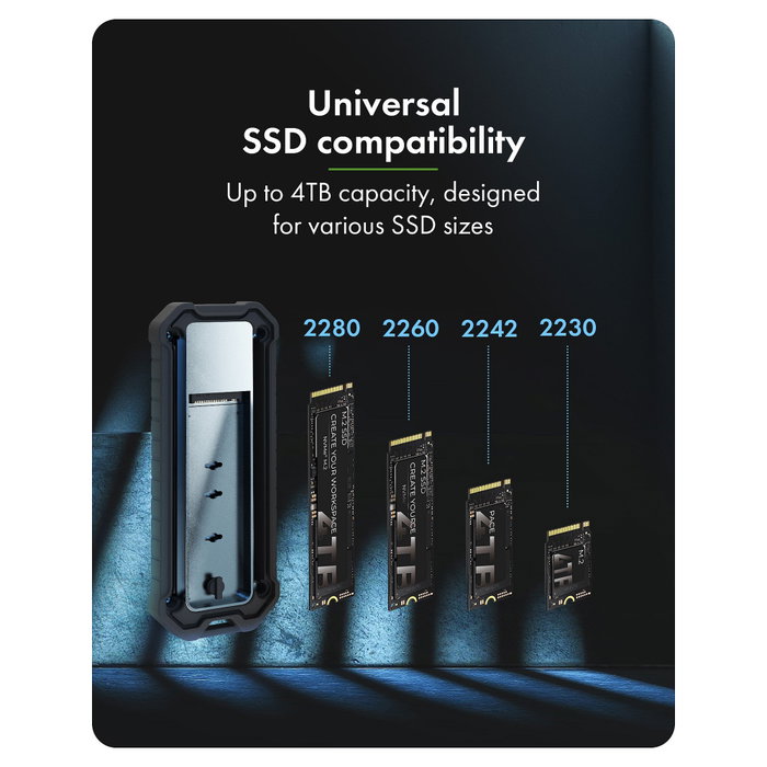ICY BOX IB-1827MCP-C31 Caja Externa SSD M.2 NVMe / SATA USB 3.2 Gen 2 10 Gbps, Aluminio Negro, Plug and Play ICY BOX IB-1827MCP-C31 Caja Externa SSD M.2 NVMe / SATA USB 3.2 Gen 2 10 Gbps, Aluminio Negro, Plug and Play