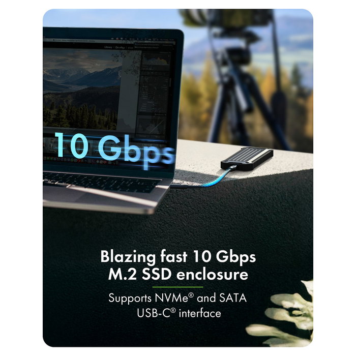 ICY BOX IB-1827MCP-C31 Caja Externa SSD M.2 NVMe / SATA USB 3.2 Gen 2 10 Gbps, Aluminio Negro, Plug and Play ICY BOX IB-1827MCP-C31 Caja Externa SSD M.2 NVMe / SATA USB 3.2 Gen 2 10 Gbps, Aluminio Negro, Plug and Play