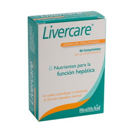 Health Aid Livercare 60 tabletas complemento alimenticio detox hígado