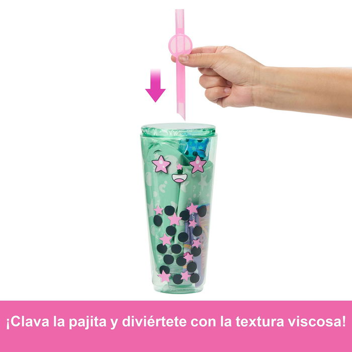 Barbie Muñeca Pop Reveal Té de Burbujas HTJ18 con Mascota y 8 Sorpresas Cambia de Color