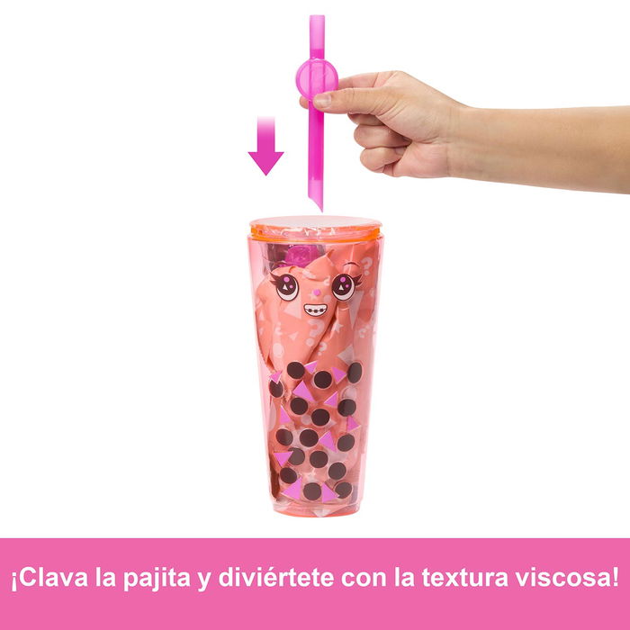Barbie Muñeca Pop Reveal Té de Burbujas HTJ18 con Mascota y 8 Sorpresas Cambia de Color