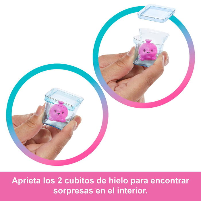 Barbie Muñeca Pop Reveal Té de Burbujas HTJ18 con Mascota y 8 Sorpresas Cambia de Color