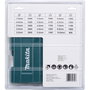 Makita Juego de Brocas para Metal de 19 Piezas con Caja de Plástico