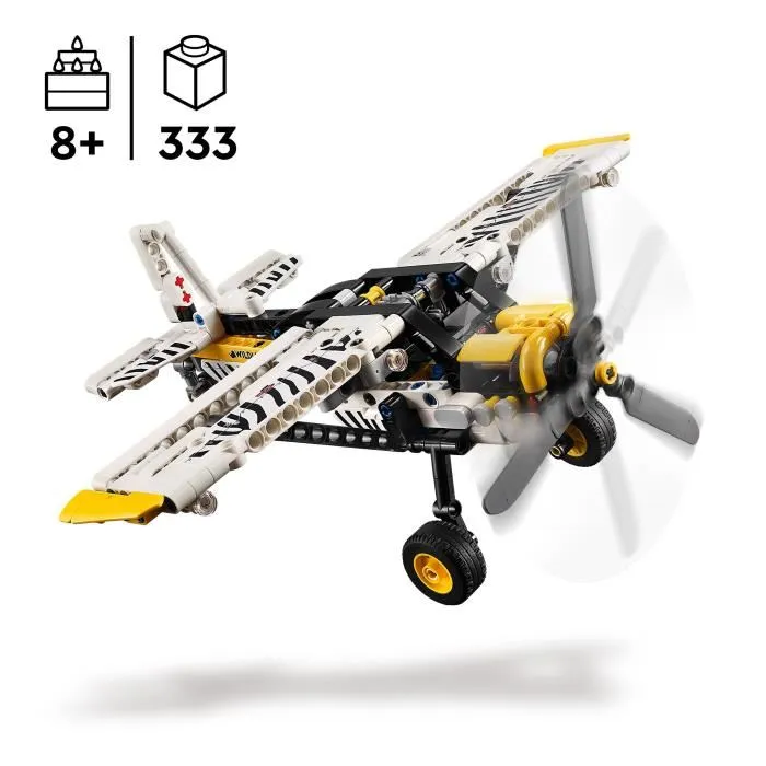 Lego 42198 Bush Plane - Juego de construcción para niños de 8 años