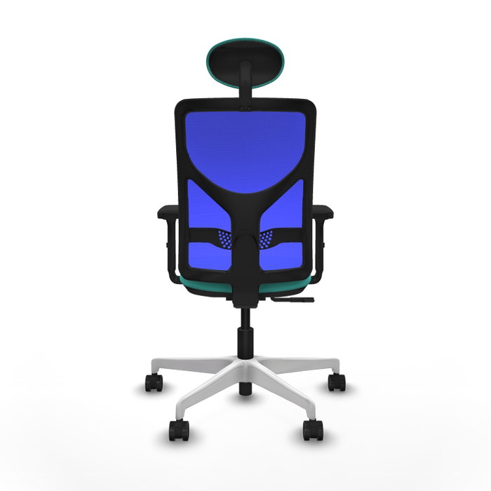 PIQUERAS Y CRESPO Silla de oficina Motilla con mecanismo Sincro, color Turquesa y Azul PIQUERAS Y CRESPO Silla de oficina Motilla con mecanismo Sincro, color Turquesa y Azul