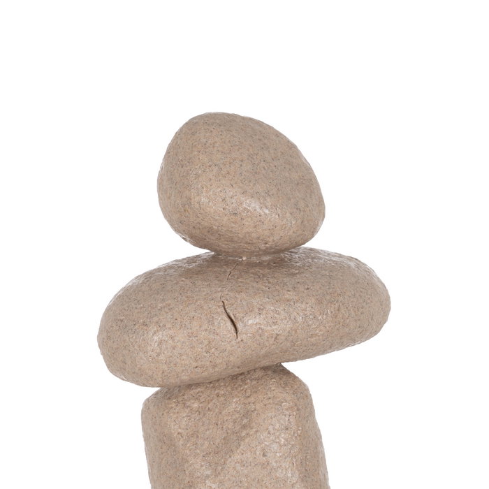 Figura Piedras Poliresina Decoración 22 X 16,50 X 60 cm