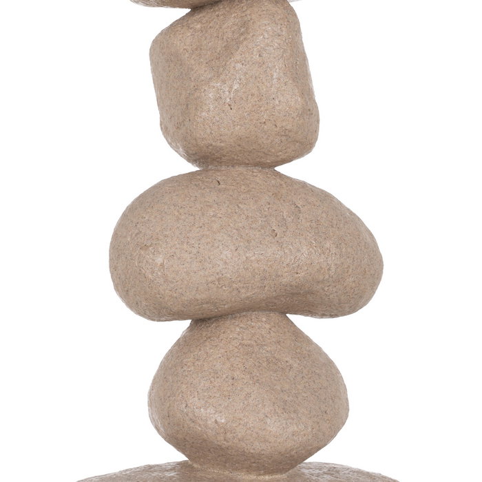Figura Piedras Poliresina Decoración 22 X 16,50 X 60 cm