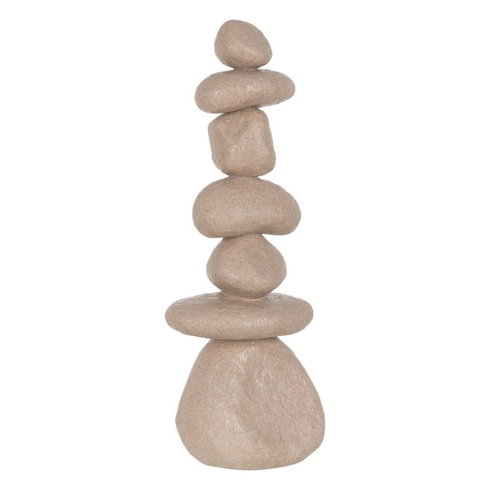 Ixia Figura de Piedras Decoración de Poliresina 22 x 16,50 x 60 cm Ixia Figura de Piedras Decoración de Poliresina 22 x 16,50 x 60 cm