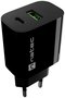 Natec NUC-2397 Cargador de Red con USB-C y USB-A Negro