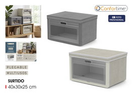 Confortime Caja de Almacenamiento Plegable 40x30x25 cm