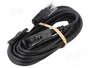 GOOBAY Cable telefónico con conectores RJ45 y TAE F, 6m, negro
