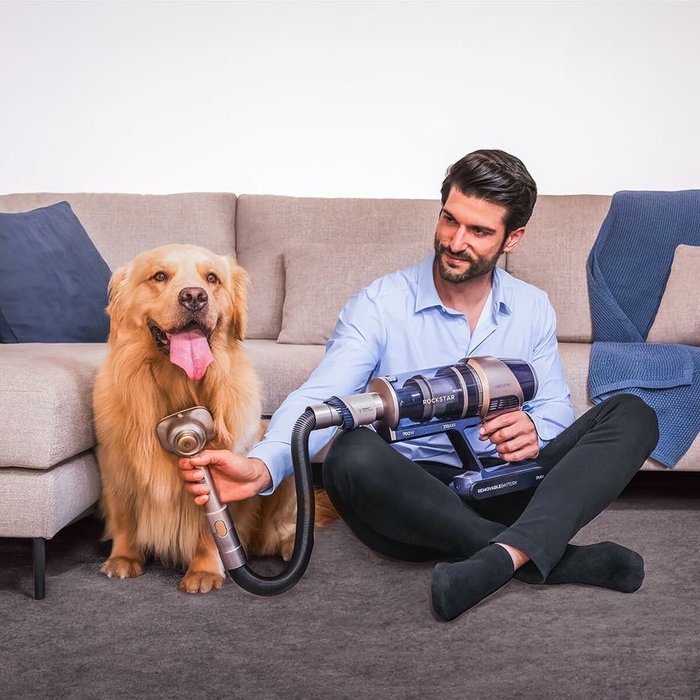 Aspirador Escoba Cecotec Conga Rockstar 12500 Stellar AquaPet Flex 650 W
