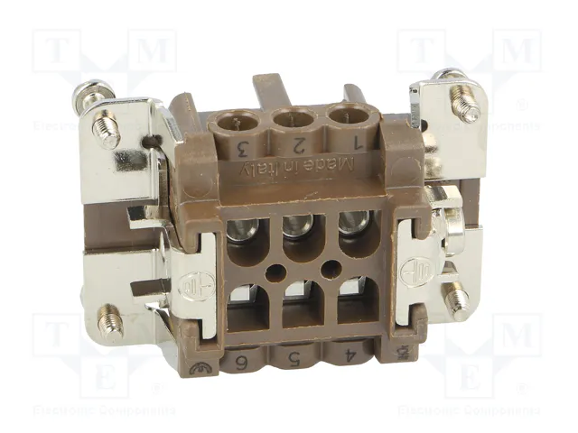 ILME Conector HDC Hembra 6+PE 16A 500V