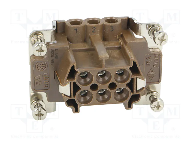 ILME Conector HDC Hembra 6+PE 16A 500V