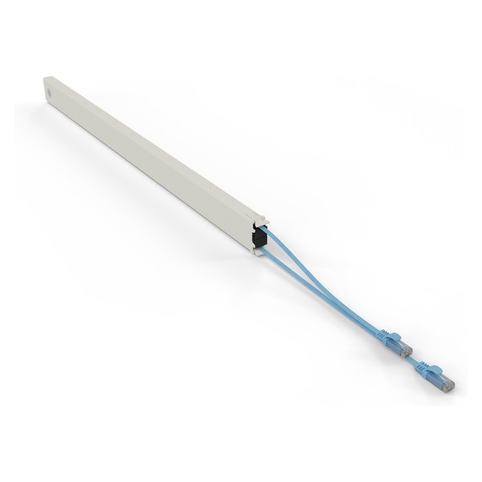 Patchbox patchbox.one Kupferkassette 46RU (2,5 m) Cat. 6a U/UTP PoE++ Azul para Rack