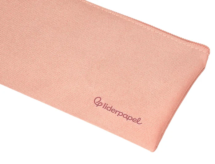 Liderpapel Estuche portatodo plano ancho rosa 200x100 mm Liderpapel Estuche portatodo plano ancho rosa 200x100 mm