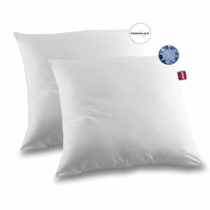Abeil Juego de 2 almohadas ICEBERG blandas 60x60cm