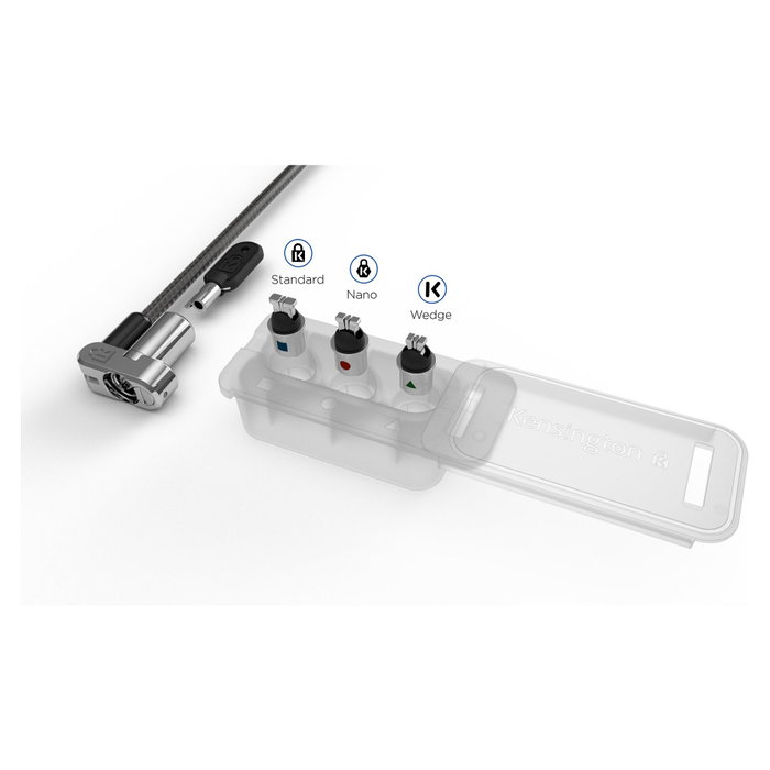 Kensington Kit de adaptadores de puntas para candado Universal 3-en-1 K62315WW Kensington Kit de adaptadores de puntas para candado Universal 3-en-1 K62315WW